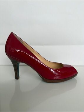 Cole Haan Red Patent Leather Pumps